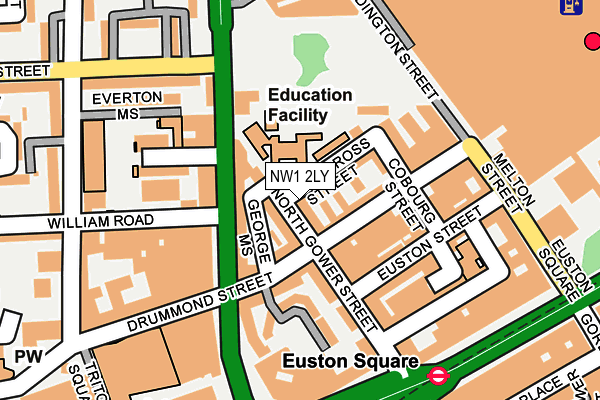 NW1 2LY map - OS OpenMap – Local (Ordnance Survey) NW1 2LY map - OS OpenMap – Local (Ordnance Survey)