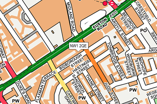 NW1 2QE map - OS OpenMap – Local (Ordnance Survey) NW1 2QE map - OS OpenMap – Local (Ordnance Survey)