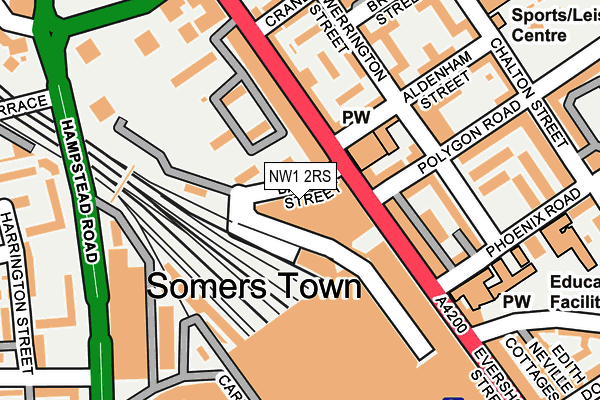 NW1 2RS map - OS OpenMap – Local (Ordnance Survey) NW1 2RS map - OS OpenMap – Local (Ordnance Survey)