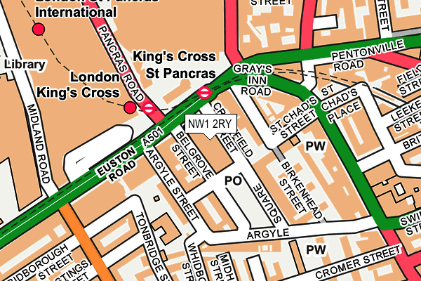 NW1 2RY map - OS OpenMap – Local (Ordnance Survey)