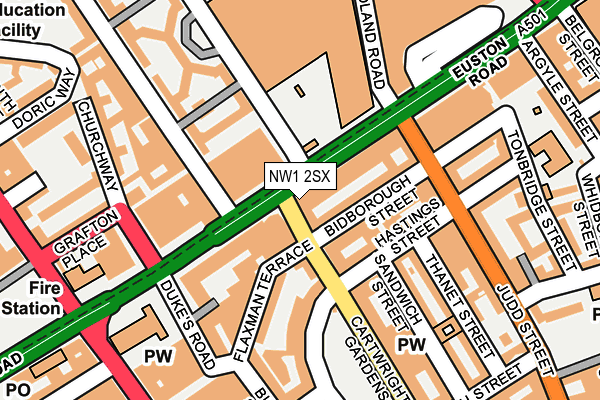 NW1 2SX map - OS OpenMap – Local (Ordnance Survey) NW1 2SX map - OS OpenMap – Local (Ordnance Survey)