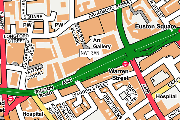 NW1 3AN map - OS OpenMap – Local (Ordnance Survey) NW1 3AN map - OS OpenMap – Local (Ordnance Survey)