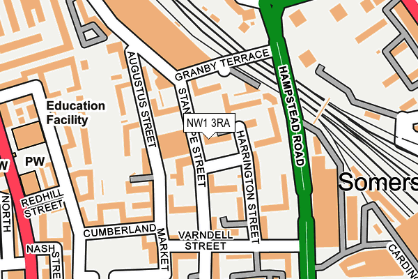 NW1 3RA map - OS OpenMap – Local (Ordnance Survey) NW1 3RA map - OS OpenMap – Local (Ordnance Survey)