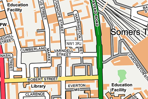 NW1 3RJ map - OS OpenMap – Local (Ordnance Survey) NW1 3RJ map - OS OpenMap – Local (Ordnance Survey)