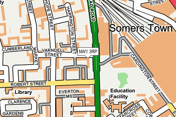 NW1 3RP map - OS OpenMap – Local (Ordnance Survey) NW1 3RP map - OS OpenMap – Local (Ordnance Survey)