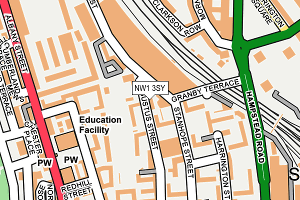NW1 3SY map - OS OpenMap – Local (Ordnance Survey) NW1 3SY map - OS OpenMap – Local (Ordnance Survey)