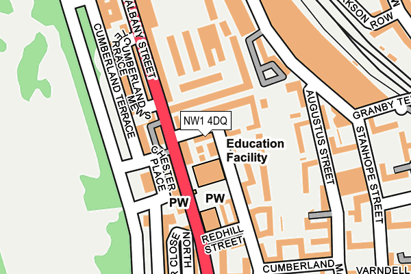 NW1 4DQ map - OS OpenMap – Local (Ordnance Survey)