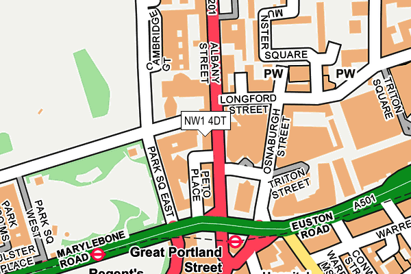 NW1 4DT map - OS OpenMap – Local (Ordnance Survey) NW1 4DT map - OS OpenMap – Local (Ordnance Survey)