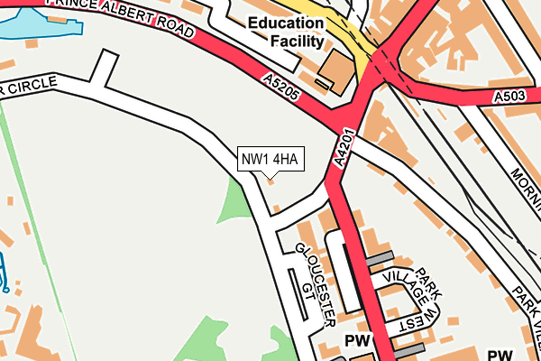 NW1 4HA map - OS OpenMap – Local (Ordnance Survey) NW1 4HA map - OS OpenMap – Local (Ordnance Survey)
