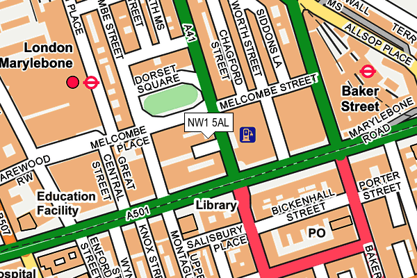 NW1 5AL map - OS OpenMap – Local (Ordnance Survey) NW1 5AL map - OS OpenMap – Local (Ordnance Survey)