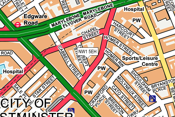 NW1 5EH map - OS OpenMap – Local (Ordnance Survey) NW1 5EH map - OS OpenMap – Local (Ordnance Survey)