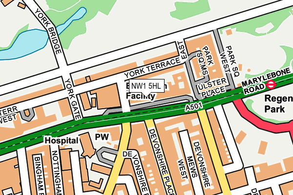 NW1 5HL map - OS OpenMap – Local (Ordnance Survey) NW1 5HL map - OS OpenMap – Local (Ordnance Survey)
