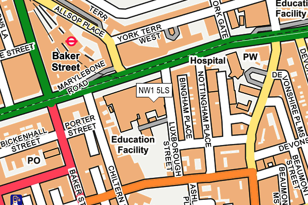 NW1 5LS map - OS OpenMap – Local (Ordnance Survey) NW1 5LS map - OS OpenMap – Local (Ordnance Survey)