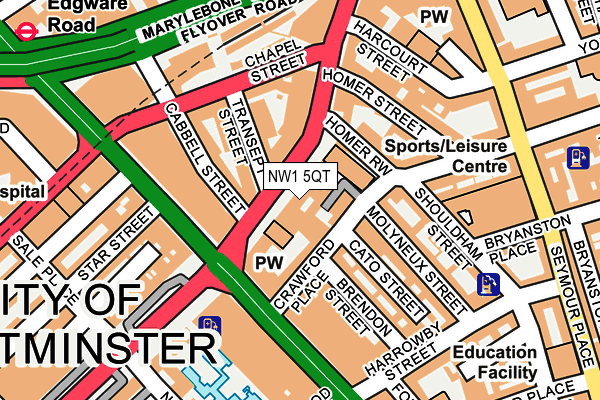 NW1 5QT map - OS OpenMap – Local (Ordnance Survey) NW1 5QT map - OS OpenMap – Local (Ordnance Survey)