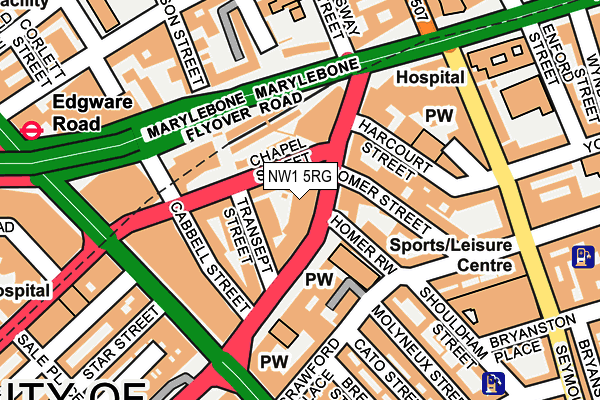 NW1 5RG map - OS OpenMap – Local (Ordnance Survey) NW1 5RG map - OS OpenMap – Local (Ordnance Survey)