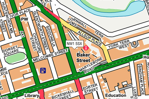 NW1 5SX map - OS OpenMap – Local (Ordnance Survey)