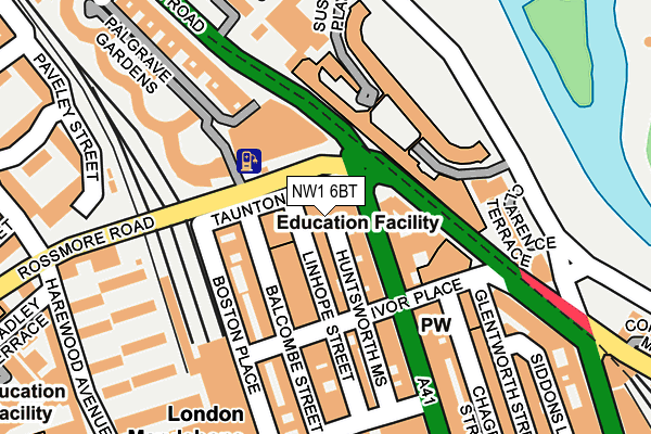 NW1 6BT map - OS OpenMap – Local (Ordnance Survey) NW1 6BT map - OS OpenMap – Local (Ordnance Survey)