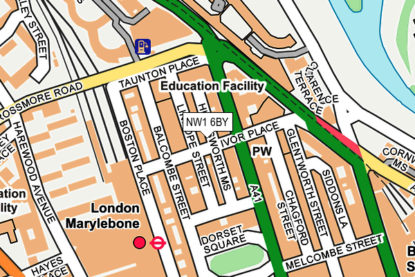 NW1 6BY map - OS OpenMap – Local (Ordnance Survey) NW1 6BY map - OS OpenMap – Local (Ordnance Survey)