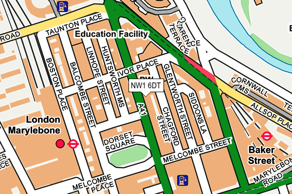 NW1 6DT map - OS OpenMap – Local (Ordnance Survey) NW1 6DT map - OS OpenMap – Local (Ordnance Survey)