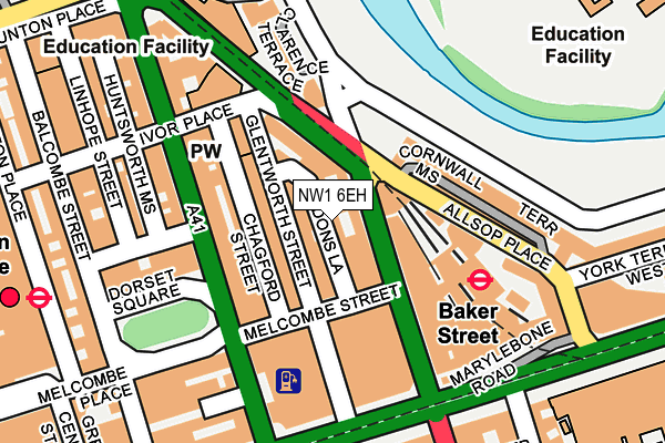 NW1 6EH map - OS OpenMap – Local (Ordnance Survey)