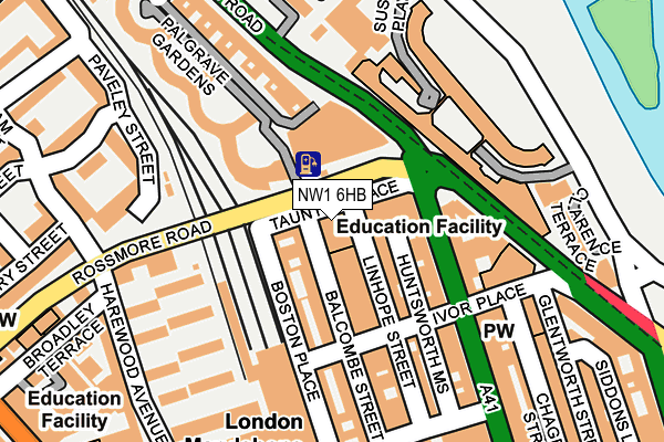 NW1 6HB map - OS OpenMap – Local (Ordnance Survey) NW1 6HB map - OS OpenMap – Local (Ordnance Survey)