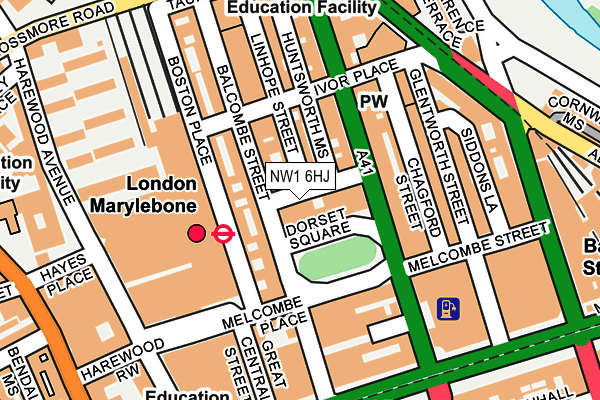 NW1 6HJ map - OS OpenMap – Local (Ordnance Survey) NW1 6HJ map - OS OpenMap – Local (Ordnance Survey)