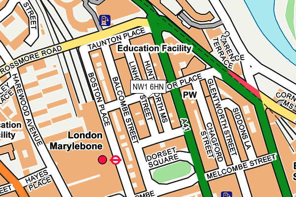 NW1 6HN map - OS OpenMap – Local (Ordnance Survey) NW1 6HN map - OS OpenMap – Local (Ordnance Survey)