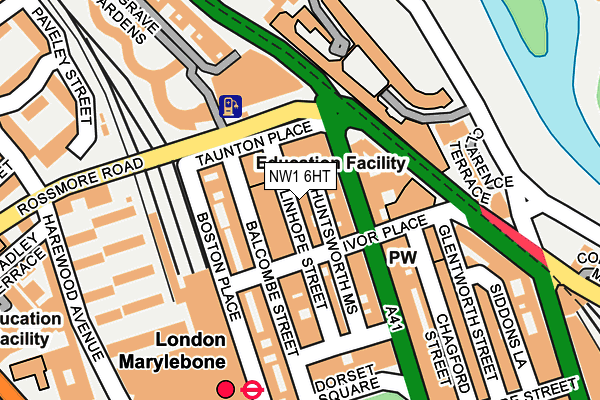 NW1 6HT map - OS OpenMap – Local (Ordnance Survey)