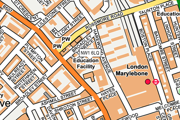 NW1 6LQ map - OS OpenMap – Local (Ordnance Survey) NW1 6LQ map - OS OpenMap – Local (Ordnance Survey)