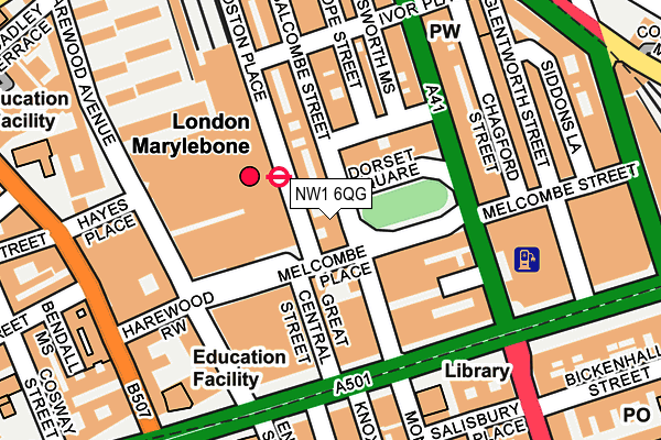 NW1 6QG map - OS OpenMap – Local (Ordnance Survey) NW1 6QG map - OS OpenMap – Local (Ordnance Survey)