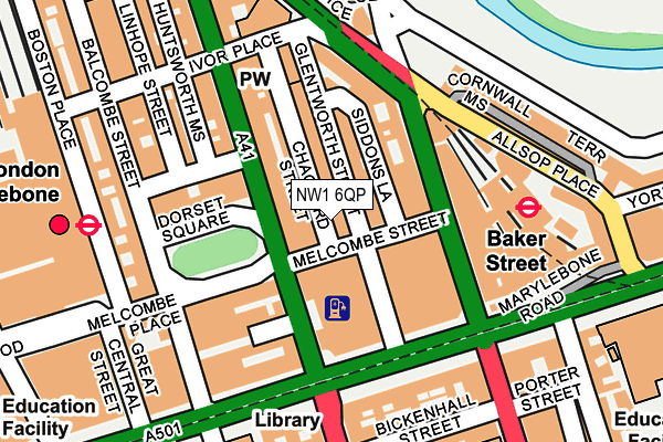 NW1 6QP map - OS OpenMap – Local (Ordnance Survey)