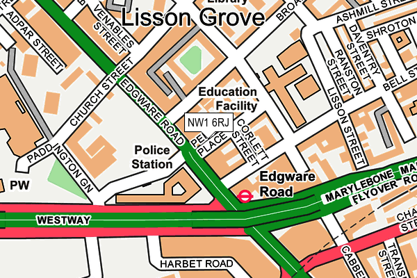 NW1 6RJ map - OS OpenMap – Local (Ordnance Survey) NW1 6RJ map - OS OpenMap – Local (Ordnance Survey)
