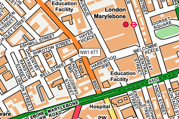NW1 6TT map - OS OpenMap – Local (Ordnance Survey) NW1 6TT map - OS OpenMap – Local (Ordnance Survey)