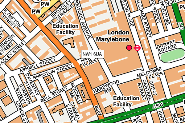 NW1 6UA map - OS OpenMap – Local (Ordnance Survey) NW1 6UA map - OS OpenMap – Local (Ordnance Survey)