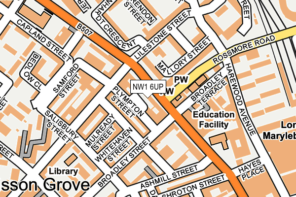 NW1 6UP map - OS OpenMap – Local (Ordnance Survey) NW1 6UP map - OS OpenMap – Local (Ordnance Survey)