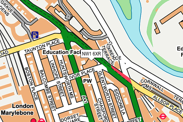 NW1 6XR map - OS OpenMap – Local (Ordnance Survey) NW1 6XR map - OS OpenMap – Local (Ordnance Survey)