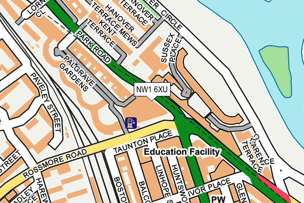 NW1 6XU map - OS OpenMap – Local (Ordnance Survey) NW1 6XU map - OS OpenMap – Local (Ordnance Survey)