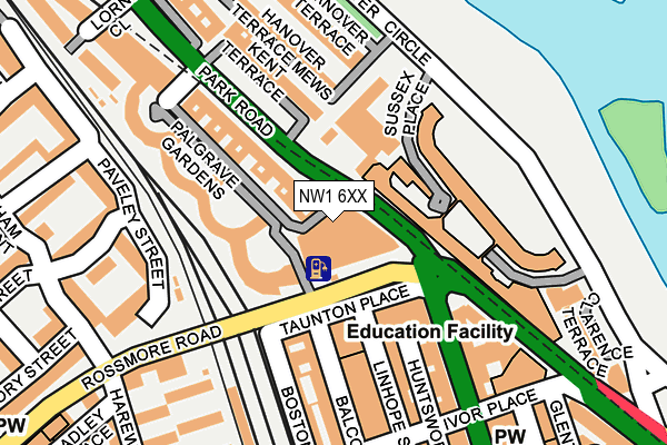 NW1 6XX map - OS OpenMap – Local (Ordnance Survey) NW1 6XX map - OS OpenMap – Local (Ordnance Survey)
