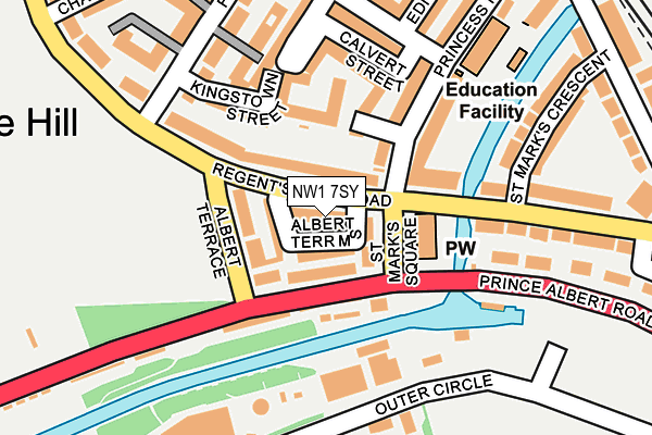 NW1 7SY map - OS OpenMap – Local (Ordnance Survey)