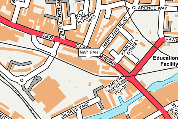 NW1 8AH map - OS OpenMap – Local (Ordnance Survey) NW1 8AH map - OS OpenMap – Local (Ordnance Survey)