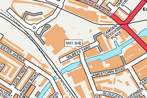NW1 8HB map - OS OpenMap – Local (Ordnance Survey) NW1 8HB map - OS OpenMap – Local (Ordnance Survey)