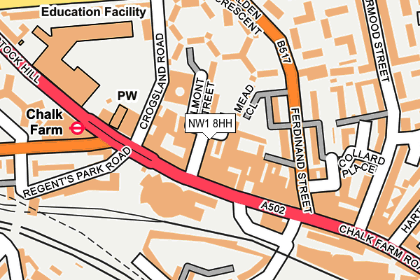 NW1 8HH map - OS OpenMap – Local (Ordnance Survey) NW1 8HH map - OS OpenMap – Local (Ordnance Survey)