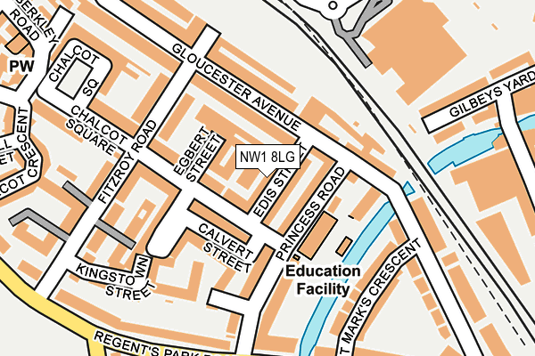 NW1 8LG map - OS OpenMap – Local (Ordnance Survey) NW1 8LG map - OS OpenMap – Local (Ordnance Survey)