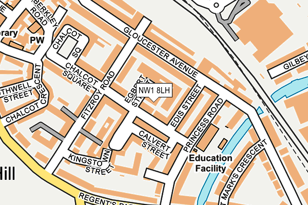 NW1 8LH map - OS OpenMap – Local (Ordnance Survey)