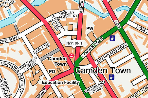 NW1 8NH map - OS OpenMap – Local (Ordnance Survey) NW1 8NH map - OS OpenMap – Local (Ordnance Survey)