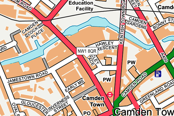 NW1 8QR map - OS OpenMap – Local (Ordnance Survey) NW1 8QR map - OS OpenMap – Local (Ordnance Survey)