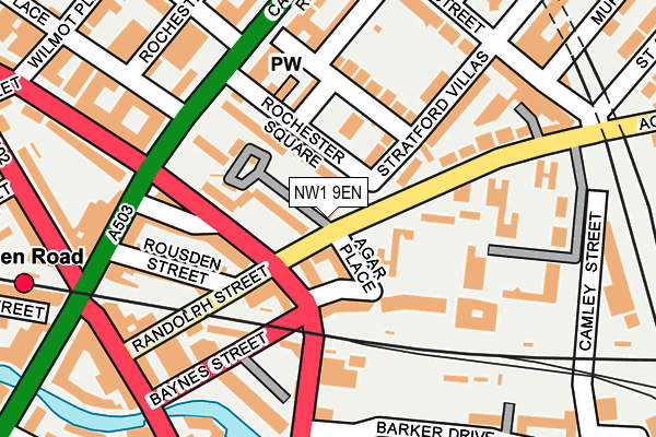 NW1 9EN map - OS OpenMap – Local (Ordnance Survey) NW1 9EN map - OS OpenMap – Local (Ordnance Survey)