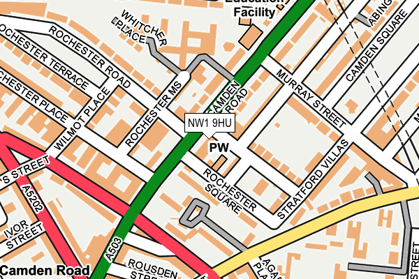 NW1 9HU map - OS OpenMap – Local (Ordnance Survey) NW1 9HU map - OS OpenMap – Local (Ordnance Survey)