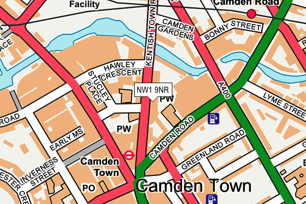 NW1 9NR map - OS OpenMap – Local (Ordnance Survey) NW1 9NR map - OS OpenMap – Local (Ordnance Survey)