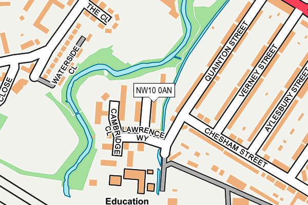 NW10 0AN map - OS OpenMap – Local (Ordnance Survey) NW10 0AN map - OS OpenMap – Local (Ordnance Survey)